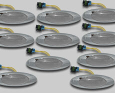 M1 AMBER CLEAR LED WITH PACKARD PLUG - 10 PACK
