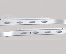 589 CAB PANELS - M5 AMBER CLEAR LED - BLOCK HEATER
