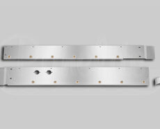 W900B CAB PANELS - 3/4" ROUND AMBER LED WITH 2 BLOCK HEATER CUTOUTS