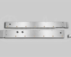 W900B CAB PANELS - 3/4" ROUND AMBER LED WITH 2 BLOCK HEATERS & STEP LITE CUTOUTS