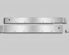 W900B CAB PANELS - 3/4" ROUND AMBER CLEAR LED WITH STEP LITE CUTOUTS