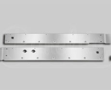 W900B CAB PANELS - 3/4" ROUND AMBER CLEAR LED WITH BLOCK HEATER CUTOUTS & STEP LITE CUTOUTS