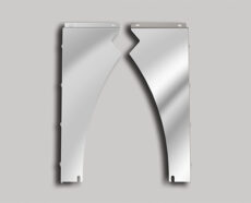 UNDERLIT - PETERBILT 589 SHORT HOOD (121" BBC) HOOD EXTENSION PANELS