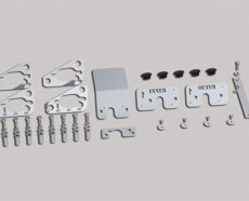 INSTALLATION KIT - TRENCH ROOF SUNVISOR FOR TRUCKS WITHOUT OEM VISOR