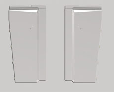 UNDERLIT - HOOD EXTENSION PANEL - PETERBILT 589 LONG HOOD