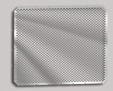 PUNCHED FRONT GRILLE - WITH PETERBILT OVALS