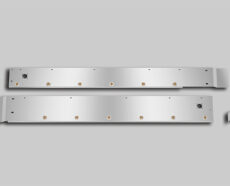 W900B CAB PANELS - 3/4" ROUND AMBER LED WITH STEP LITE CUTOUTS